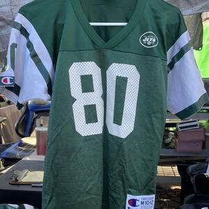 New York Jets NFL Football Jersey #80 Wayne Chrebet Starter Youth Mediium 10-12